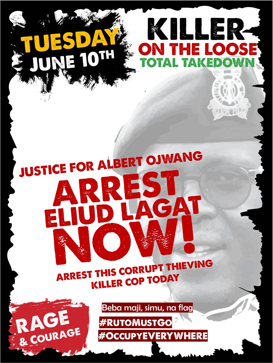 BernardKavuli's tweet image. Ukiamka amka na #ArrestLagat