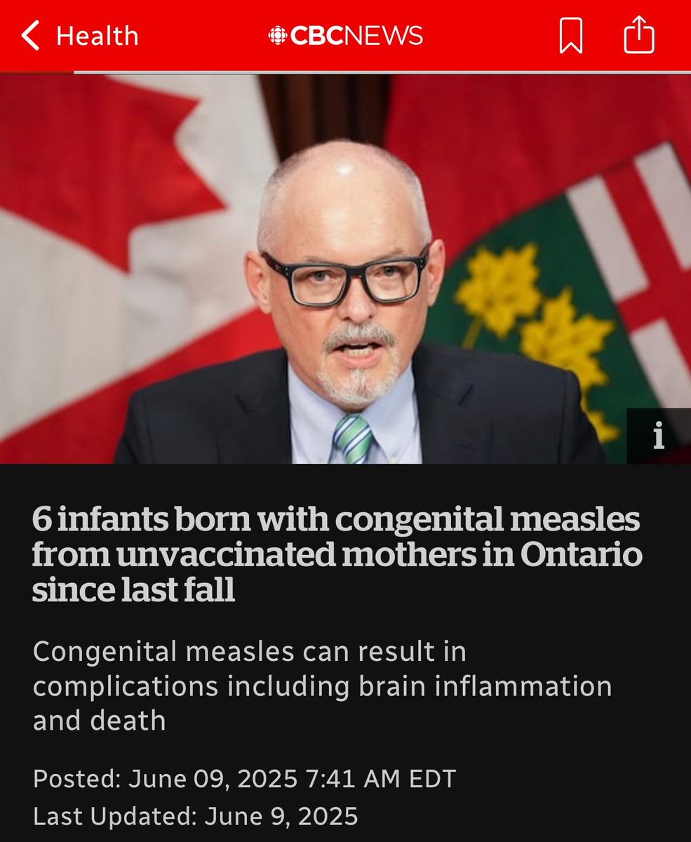 None of these newborn infections should have happened because of unvaccinated mothers. The vast majority of pregnant women are however, vaccinated. But this is the news I'd expect in an impoverished nation, not Canada. It is shameful. 
cbc.ca/news/canada/to…