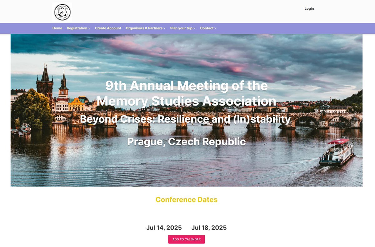 ICCEES (@icceesorg) on Twitter photo 2025 MSA Annual Conference
THEME: Beyond Crises: Resilience and (In)stability
 WHEN: 14 - 18 July 2025
 WHERE: Prague, Czech Republic
 MODE: On-site only
msaprague2025.dryfta.com 2025 MSA Annual Conference
THEME: Beyond Crises: Resilience and (In)stability
 WHEN: 14 - 18 July 2025
 WHERE: Prague, Czech Republic
 MODE: On-site only
msaprague2025.dryfta.com