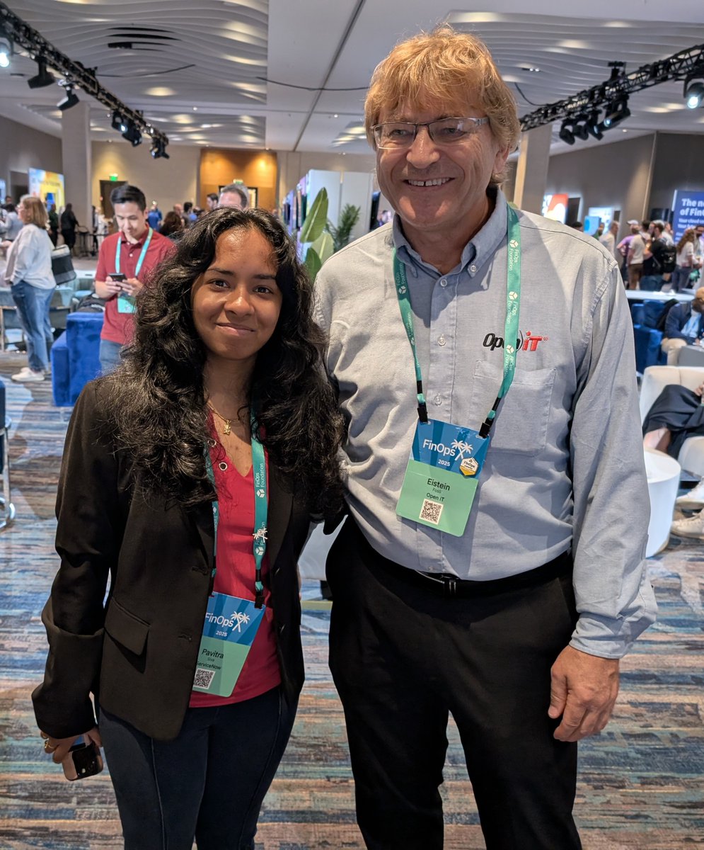 OpeniTInc's tweet image. We had a great time at #FinOpsX! 🌐
Eistein Fosli &amp;amp; Brandi Boyd connected with FinOps leaders to share ideas on cost optimization, software usage, and cloud accountability.
Grateful for all the valuable conversations! 🙌
📸👇
#CloudCost #OpeniT #FinOps