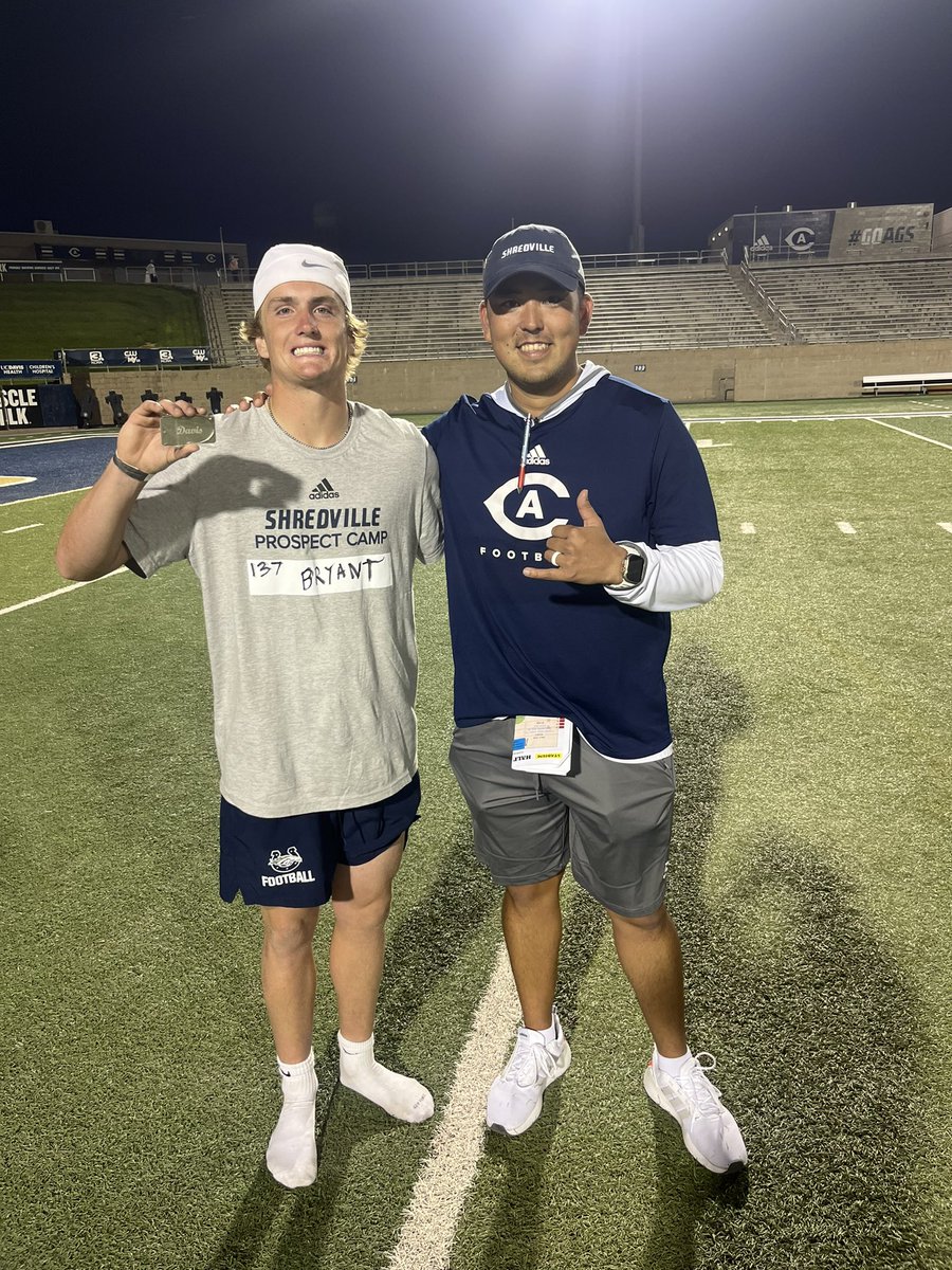 Blessed to Receive the Offensive MVP at the Uc Davis Camp!! #shredville <a href="/CoachDeeWR/">D’Vonte McKneely</a> <a href="/VMHS_Prospects/">Vista Murrieta Football Staff</a> <a href="/alecsimpson5/">Alec Simpson</a> <a href="/CCandaele/">Coach Candaele</a> <a href="/CoachChapatte/">Taylor Chapatte</a> <a href="/StilesSatterlee/">Stiles Satterlee</a> <a href="/treyshima/">Trey Shimabukuro</a> <a href="/JReyes_NP/">Jordan Reyes</a> <a href="/BlairAngulo/">Blair Angulo</a> <a href="/BrandonHuffman/">Brandon Huffman</a> <a href="/GregBiggins/">Greg Biggins</a> <a href="/PGregorian/">Paul Gregorian</a> <a href="/ucdpaulshelton/">Paul Shelton</a> <a href="/CoachBurke10/">Kevin Burke</a> <a href="/VintagePlough/">Timothy Plough</a>