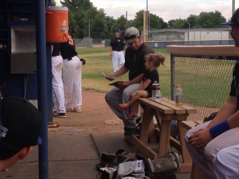 Spent The Weeknd + recruiting in Cali with my going to be freshman daughter with me:). My wife sends me this from years ago “still at the field with daddy!!” ❤️