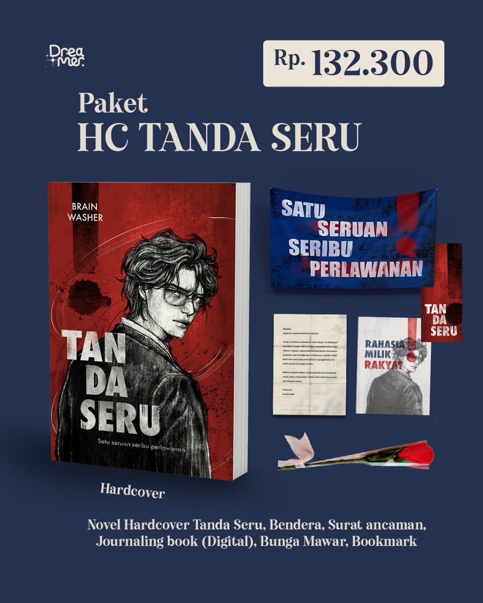 dreamerbooksid's tweet photo. Segera amankan paket pilihanmu karena stok terbatas!!
Pembelian masih bisa melalui link https://t.co/fGfL9KKTa9
Jangan sampai kehabisan, ya!!
#WellAlwaysHaveYesterday #TandaSeru https://t.co/URsJu8RzFx