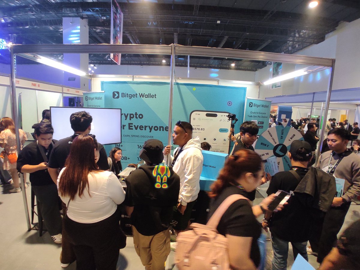 M0000Nwalker's tweet photo. Had a great time with @BitgetWallet at #PhilippineBlockchainWeek 🇵🇭 — exploring how crypto is becoming real for everyday use.

#Crypto4Everyone #PBW2025 @philippinebc_wk https://t.co/Rn1VoNiewY
