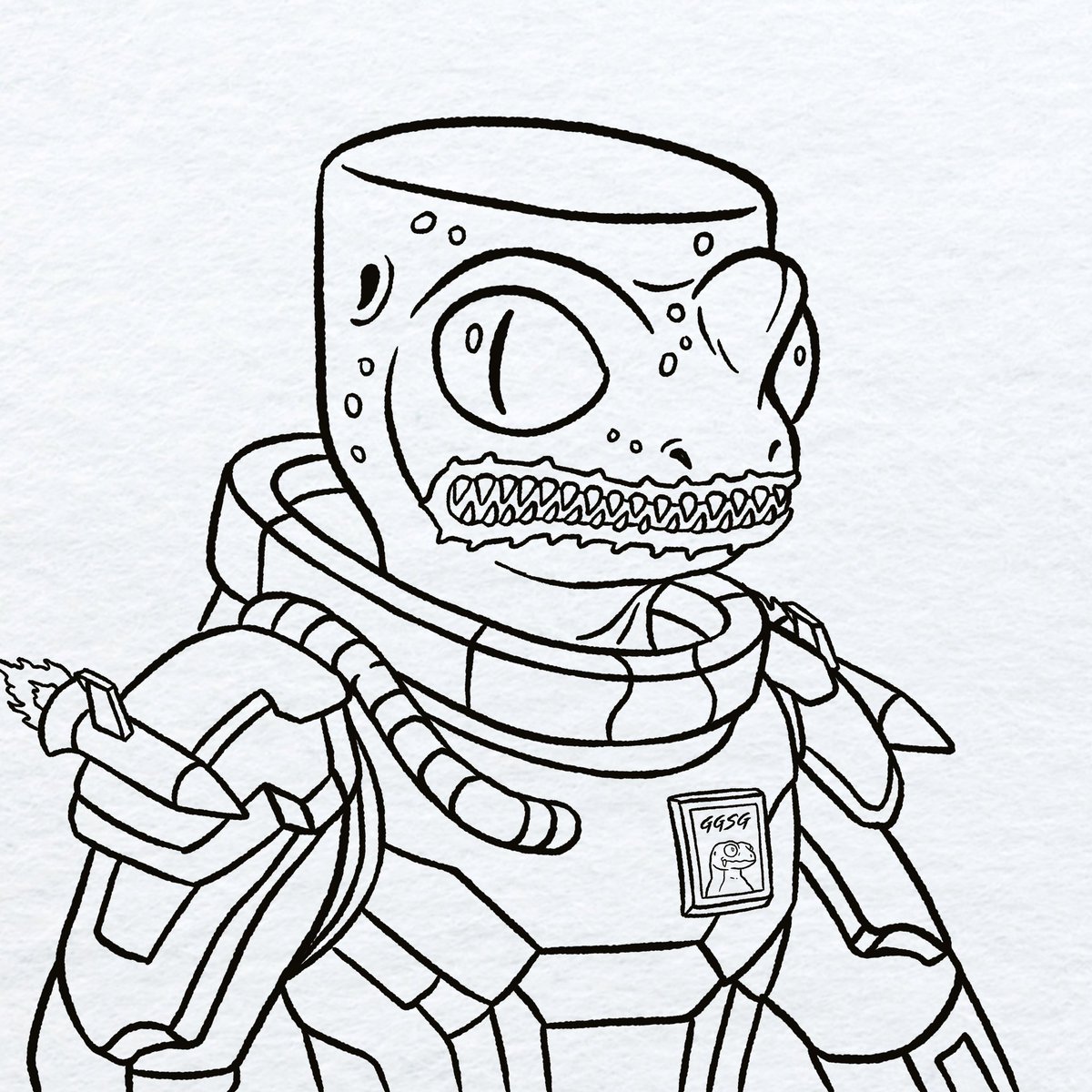 Burning the late night oil cookin’ up a <a href="/GalacticGeckoSG/">🟩Galactic Gecko Space Garage 🦎 🛸 🪐</a> inspired 1/1 <a href="/MarshiesNFT_/">MARSHIES</a>.

I’ll never turn down an opportunity to throw down some Space Garage inspired art. 🦎🤝