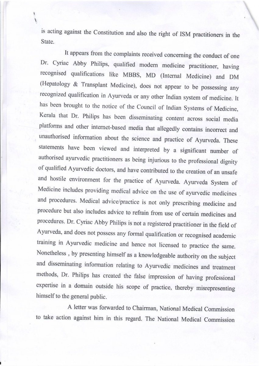 theliverdr's tweet image. Dear friends, the Indian government is unleashing its highest regulatory bodies through the National Council for Indian Systems of Medicine to shut me up and prevent me from educating the public on harms of alternative medicine and unscientific and pseudoscientific healthcare…