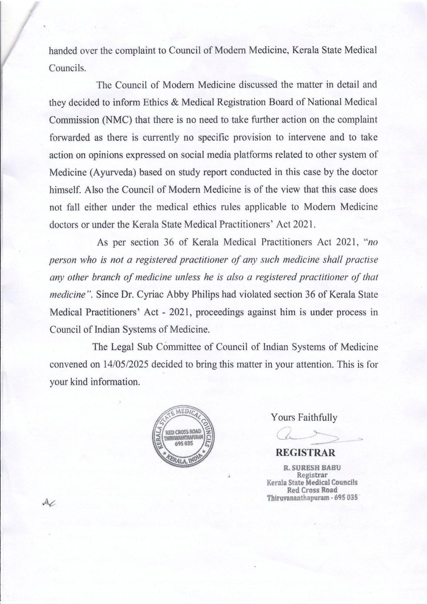 theliverdr's tweet image. Dear friends, the Indian government is unleashing its highest regulatory bodies through the National Council for Indian Systems of Medicine to shut me up and prevent me from educating the public on harms of alternative medicine and unscientific and pseudoscientific healthcare…