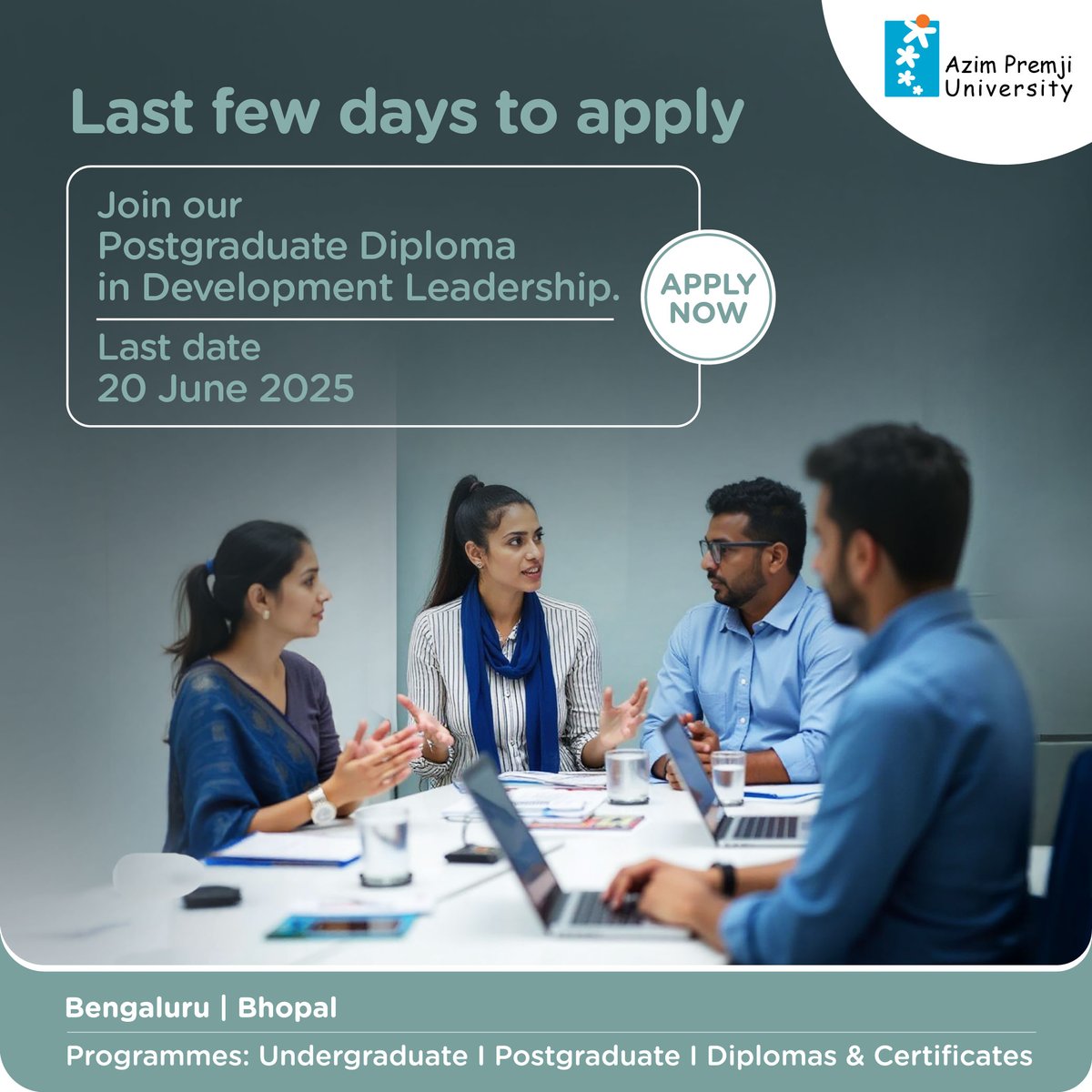 NGOBOX India (@ngobox) on Twitter photo Ready to Lead Change in the Development Sector?
Apply for <a href="/azimpremjiuniv/">Azim Premji University</a> 's Postgraduate Diploma in Development Leadership designed for mid-career and senior professionals
Apply here - azimpremjiuniversity.edu.in/programmes/dev…
#DevelopmentLeadership #SocialImpact Ready to Lead Change in the Development Sector?
Apply for <a href="/azimpremjiuniv/">Azim Premji University</a> 's Postgraduate Diploma in Development Leadership designed for mid-career and senior professionals
Apply here - azimpremjiuniversity.edu.in/programmes/dev…
#DevelopmentLeadership #SocialImpact