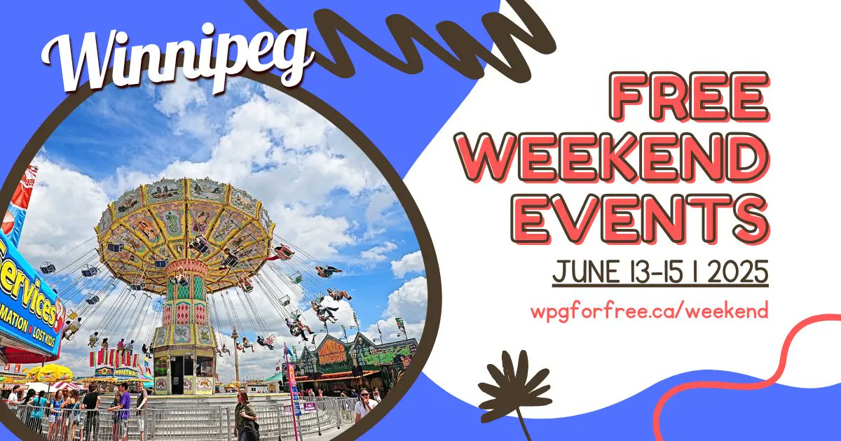 Winnipeg for Free (@wpgforfree) on Twitter photo ποΈ #Winnipeg Donβt miss these FREE admission events this weekend:
π‘ Red River Ex β Free entry Fri (5β6 PM) & Sun (12β1 PM)
π€ Summer in the City β Free concerts & culture in Steinbach
π Happy Days on Henderson β Free food & family fun!
π wpgforfree.ca/weekend ποΈ #Winnipeg Donβt miss these FREE admission events this weekend:
π‘ Red River Ex β Free entry Fri (5β6 PM) & Sun (12β1 PM)
π€ Summer in the City β Free concerts & culture in Steinbach
π Happy Days on Henderson β Free food & family fun!
π wpgforfree.ca/weekend