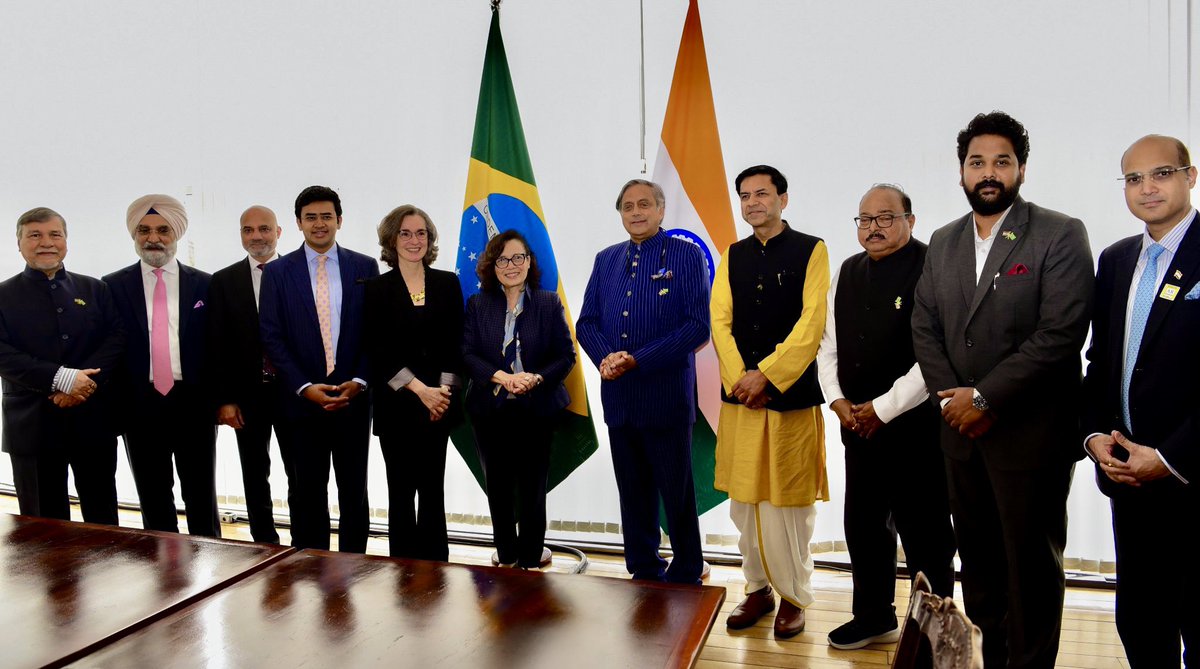 G M Harish Balayogi (@harishbalayogi) on Twitter photo Concluding an enriching All-Party Parliamentary Delegation tour to Guyana, Panama, Colombia, Brazil & Washington DC, ably led by <a href="/ShashiTharoor/">Shashi Tharoor</a> ji.
It was an honour to collaborate with an outstanding team—MPs <a href="/Tejasvi_Surya/">Tejasvi Surya</a>, <a href="/milinddeora/">Milind Deora | मिलिंद देवरा</a>, <a href="/shashankmanibjp/">Shashank Mani</a> , Bhubaneswar Kalita, Concluding an enriching All-Party Parliamentary Delegation tour to Guyana, Panama, Colombia, Brazil & Washington DC, ably led by <a href="/ShashiTharoor/">Shashi Tharoor</a> ji.
It was an honour to collaborate with an outstanding team—MPs <a href="/Tejasvi_Surya/">Tejasvi Surya</a>, <a href="/milinddeora/">Milind Deora | मिलिंद देवरा</a>, <a href="/shashankmanibjp/">Shashank Mani</a> , Bhubaneswar Kalita,