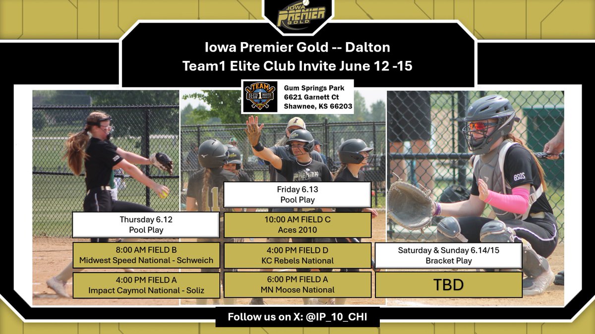 Iowa Premier Gold 14U JD 🥎 tweet media
