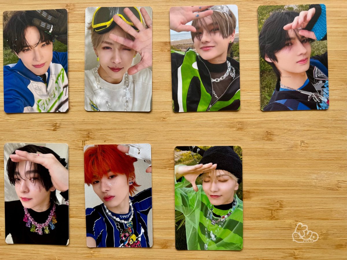 aoen 💙 青い太陽 The Blue Sun ALL🐶🐬🐯🦢🐈‍⬛🦭🐰 ☑️トレカ