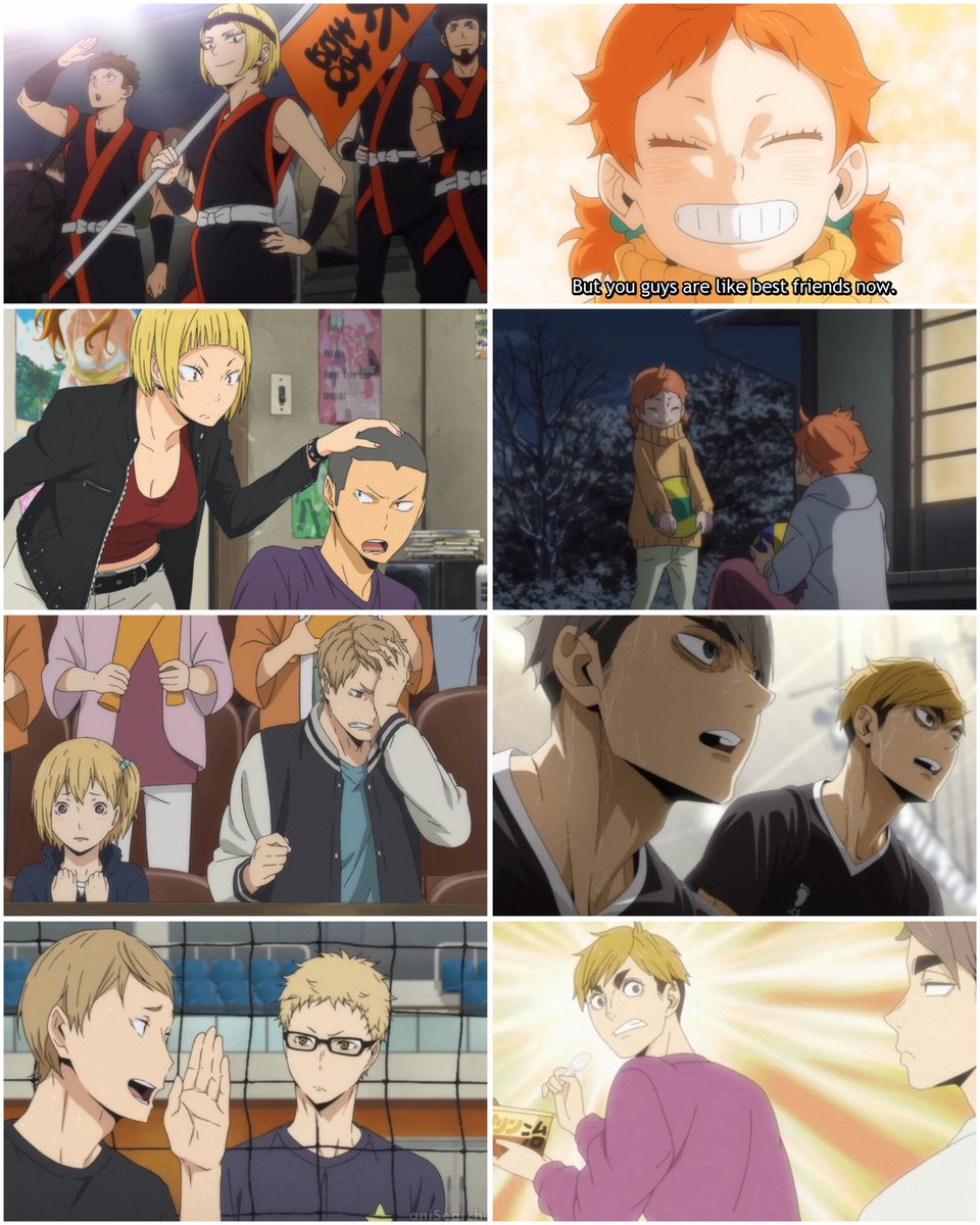 Haikyuu siblings are just different 🥹🧡🖤