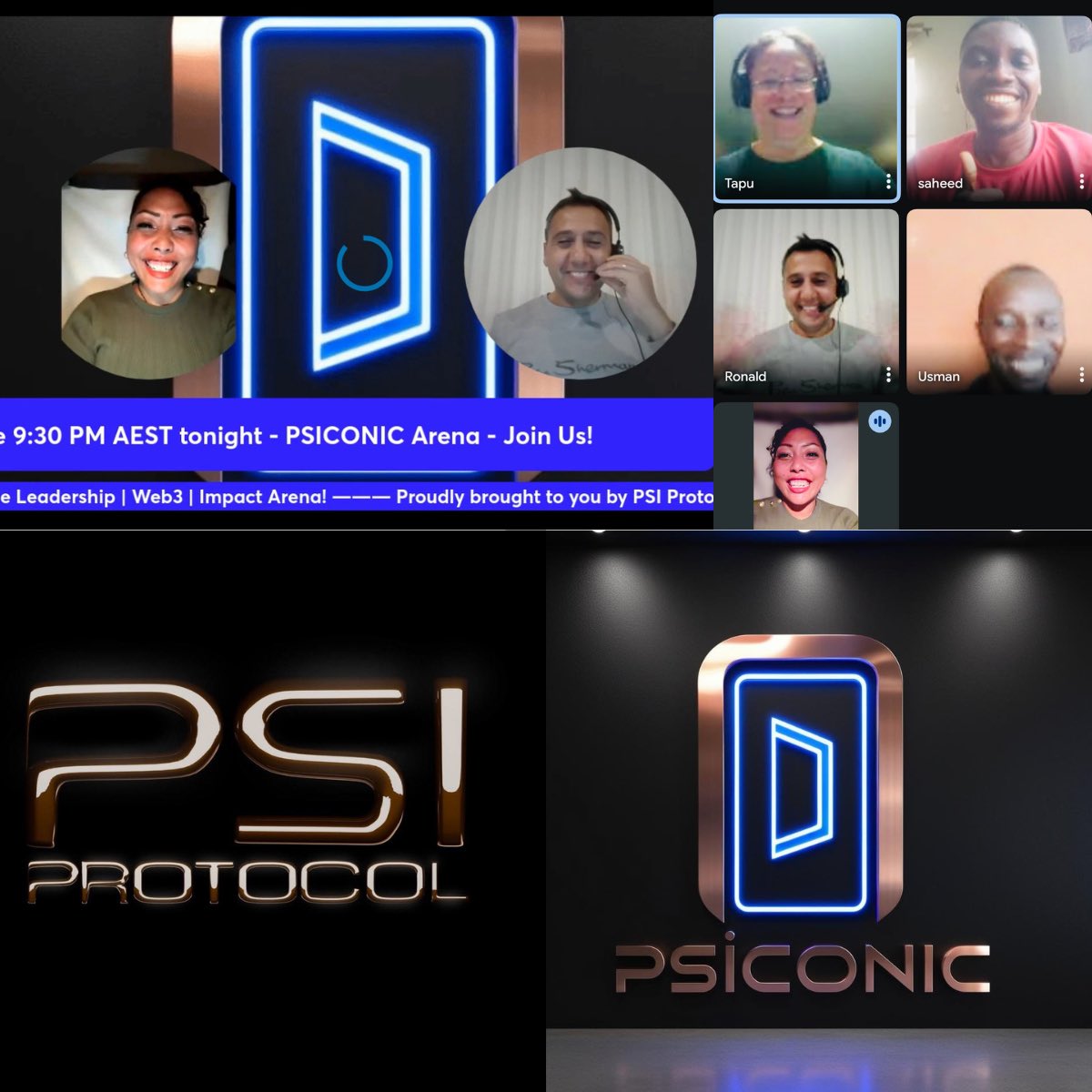 millicentpsi's tweet photo. Grateful to host PSICONIC: 
Leadership | Web3 | Impact Arena

@psiprotocolhq https://t.co/Z1ap166v5I
