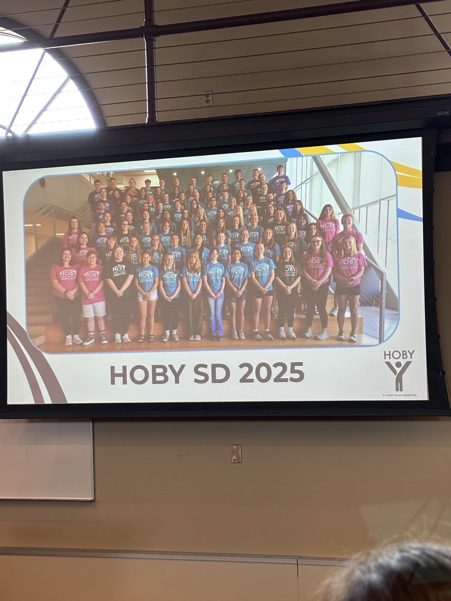 Sioux Valley student Trentyn Schmidt was one of three ambassadors to speak at the Hugh O'Brian Youth Leadership Foundation (HOBY) this past weekend at DSU in Madison.  Trentyn did a fantastic job presenting &amp; enjoyed his time!

Outstanding stuff!
#rolemodel