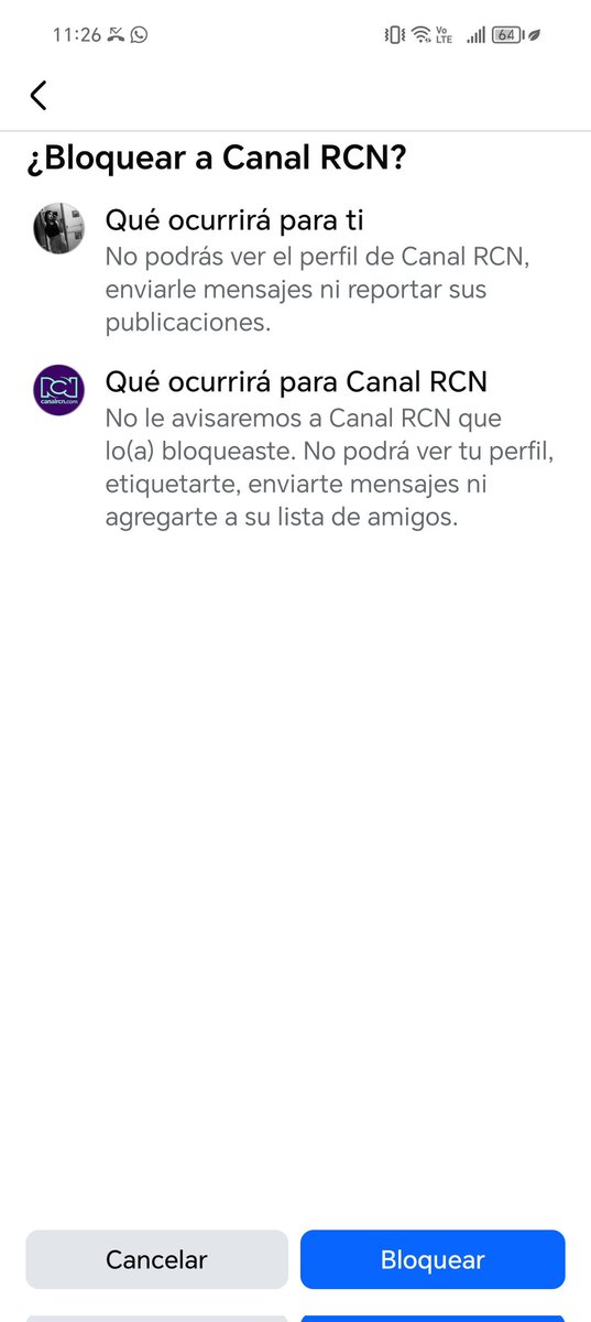 Yerel02's tweet photo. @Andys_Linen Yo los bloquee. Me quedo con @CaracolTV https://t.co/9j2aijUPa4