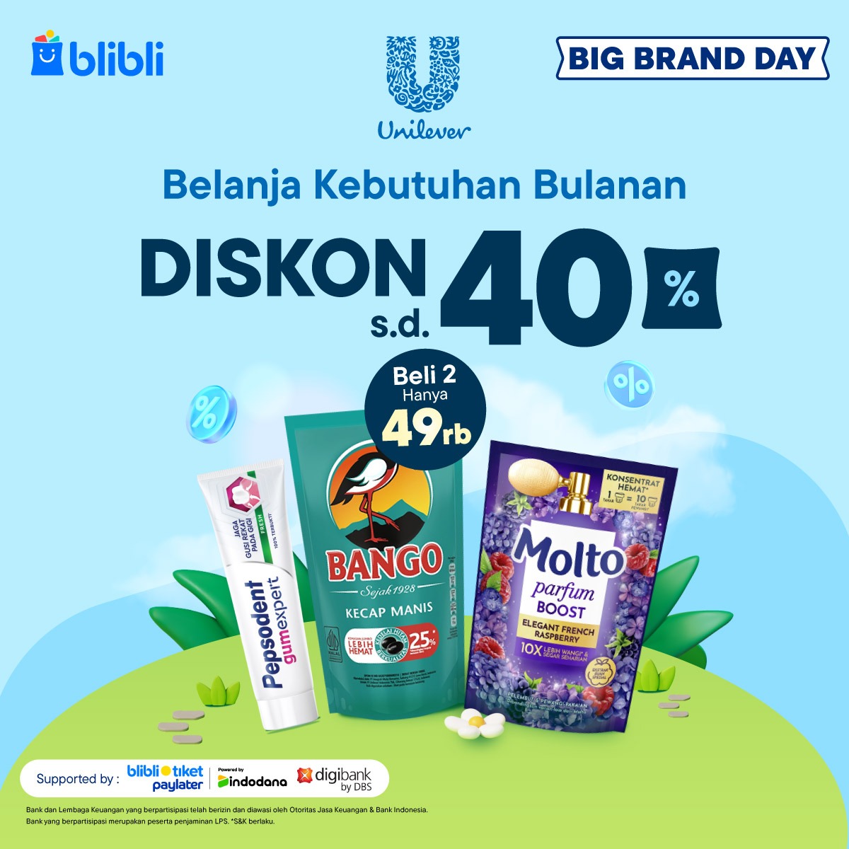 Ada yang mau 100 ribu?! ✨𝑵𝑲𝑲𝑪𝑯𝑰 📷
yuk, Nanti Kita Kasih Cepek Hari Ini!

• Quote Tweet dengan 1 kebutuhan bulanan!
• FOLLOW <a href="/bliblidotcom/">Blibli</a>
+ RT LIKE tweet ini
• Pemenang acak

Cek link ini utk dapetin promonya📷 👇
blibli.onelink.me/aFLN/blmunilev… #BlibliBLM
