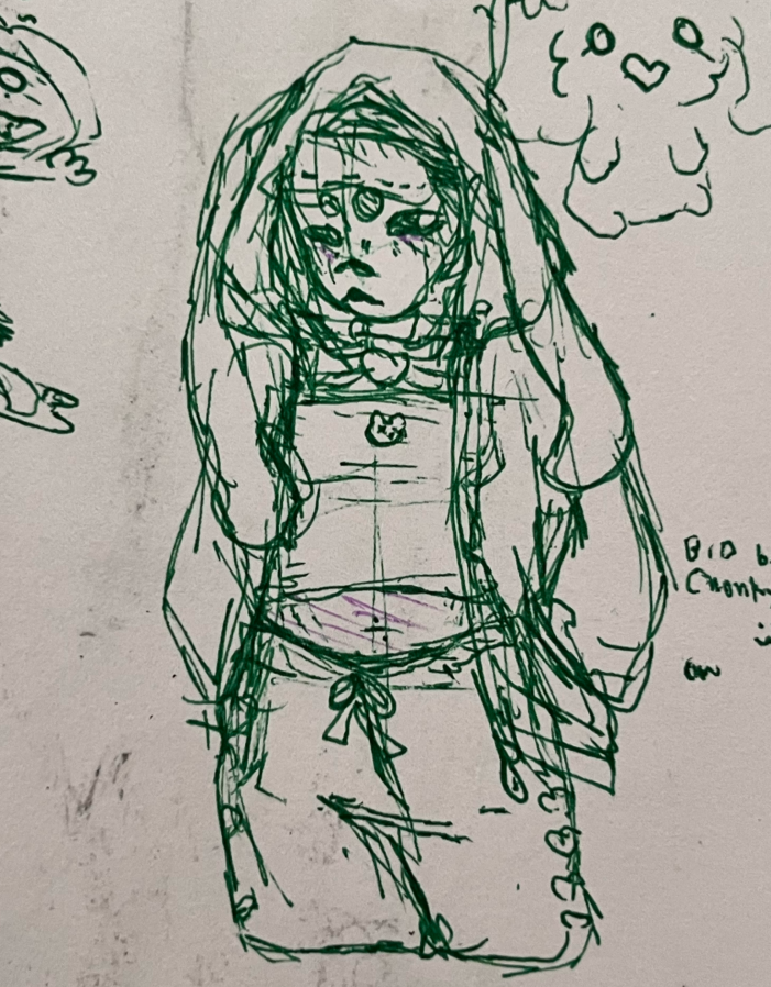 Redrew a traditional drawing :) #DustSans #utmv