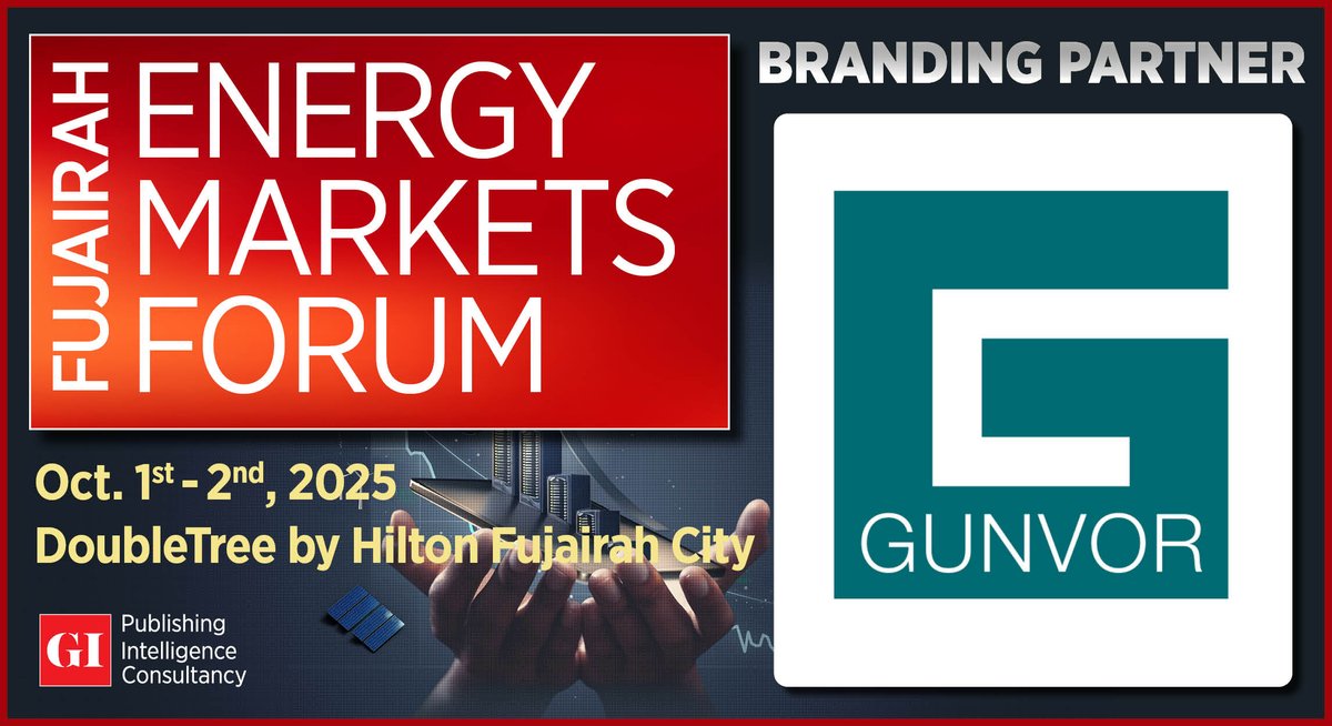 Port of Fujairah welcomes <a href="/Gunvor/">Gunvor Group</a> as Branding Partner for the Fujairah Energy Markets Forum 2025, taking place on October 1–2 at Novotel, Fujairah.

Click here to register: lnkd.in/d3Me-dXD

#EMF2025 #EMFWEEK25 #EnergyMarkets #MiddleEastEnergy #OilAndGas
