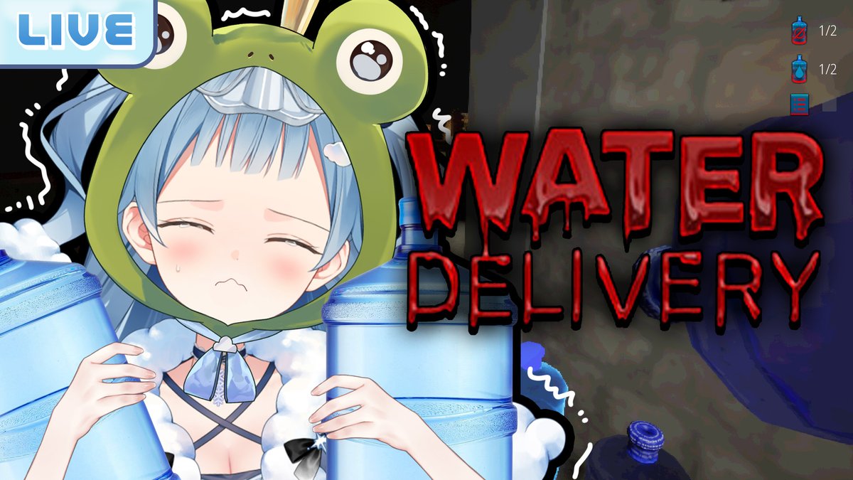 【Water Delivery】กบส่งน้ำ
18.00 (GMT+7)
อ๊บ ๆ ๆ หนูมาส่งน้ำ
youtube.com/live/6b9WX6Ji4…