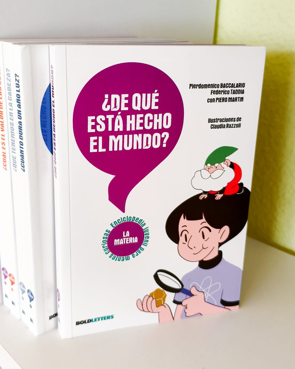 En “¿Dé que está hecho el mundo?”, un libro que forma parte de nuestra aclamada y premiada serie Enciclopedia juvenil para mentes curiosas, los preadolescentes aprenderán mediante un lenguaje claro, directo y entretenido acerca de la materia

Disponible en tu librería más cercana