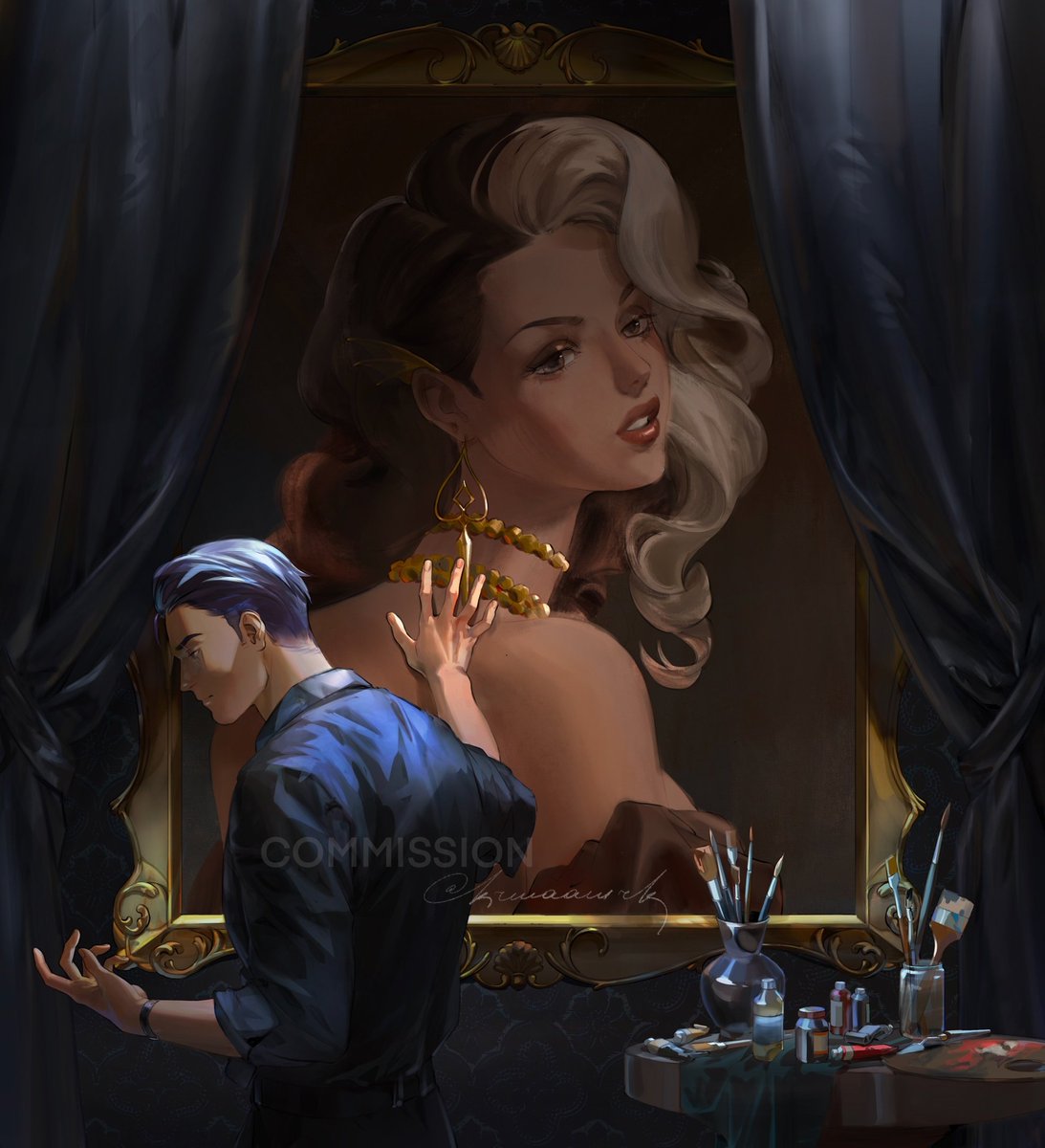 Comm for @/Kavalliere_ :''') thank you 🎨