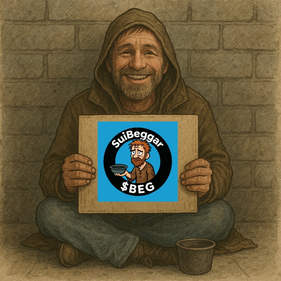 suibegger11548's tweet photo. 🚀 Big move incoming! #SuiBeggar is dropping $BEG on @SuiNetwork soon. Get ready to flex a token built for community, and next‑level utility. ⚡️

👥 Join the hands &amp; stay tuned—this one’s going to be memorable https://t.co/8HXYNc1POg