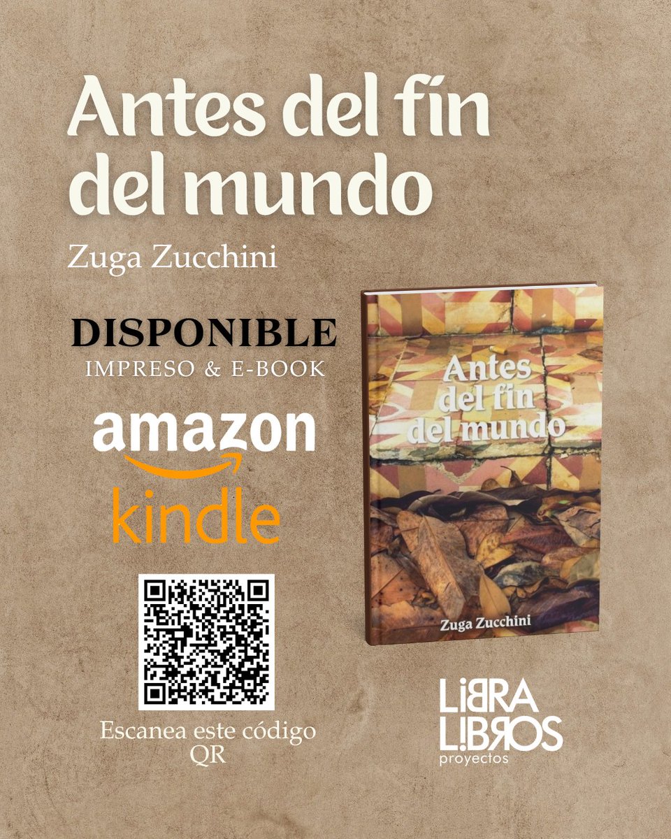LibraLibrosP's tweet photo. ¡YA DISPONIBLE! Antes del fin del mundo (Spanish Edition) https://t.co/aHTjLkXUCZ a través de @Amazon https://t.co/05vfL0UogX