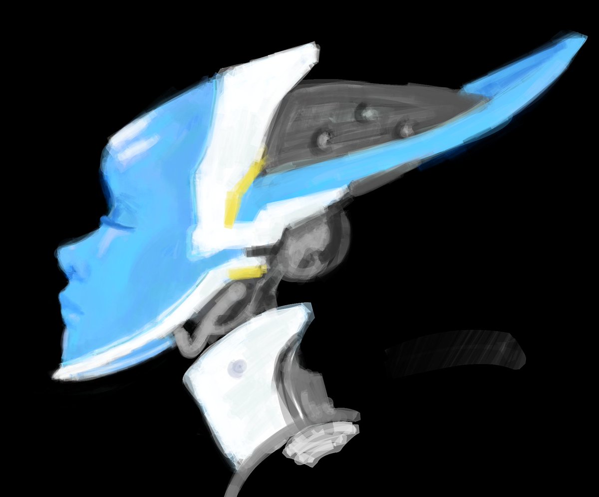 TrurLarvae's tweet image. sketch echo overwatch