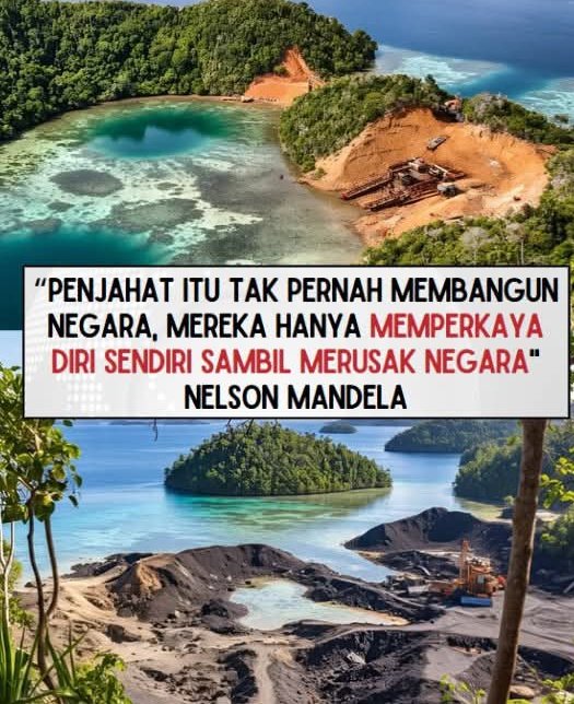 Siapa bilang Tuhan tidak sayang sama kita.

Bayangin kalo sampe jadi 
3 periode. 

Tanah gunung hutan di keruk. Indonesia tenggelam.