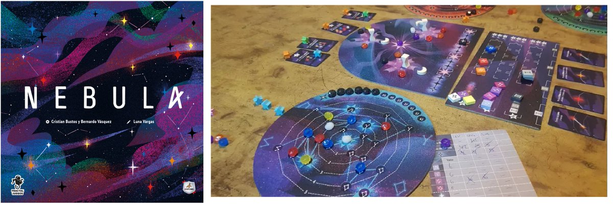 Taula de jocs (@taula_de_jocs) on Twitter photo Nebula. Joc d'estratègia familiar. Hauràs d'aconseguir les estrelles necessàries per col·locar-les al teu tauler de galàxia i intentar completar els objectius per guanyar. <a href="/MalditoGamesES/">Maldito Games</a> <a href="/FractalJuegos/">Fractal Juegos</a>
malditogames.com/juegos/nebula-…
Com es juga <a href="/unnajuegos/">unna</a>: youtube.com/watch?v=Hfr-Sj… Nebula. Joc d'estratègia familiar. Hauràs d'aconseguir les estrelles necessàries per col·locar-les al teu tauler de galàxia i intentar completar els objectius per guanyar. <a href="/MalditoGamesES/">Maldito Games</a> <a href="/FractalJuegos/">Fractal Juegos</a>
malditogames.com/juegos/nebula-…
Com es juga <a href="/unnajuegos/">unna</a>: youtube.com/watch?v=Hfr-Sj…