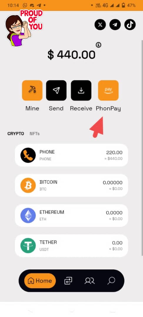 CORE (Satoshi BTCs) (@_satoshibtcs) on Twitter photo *Chainphon Blockchain*
๐๐๐๐๐๐๐๐
testnet.chainphon.com/login?ref=4SK7โฆ
*Unstoppable* ๐ธ๐ธ
*Unbelievable* ๐ชท๐ชท
*Unconquerable* ๐๐
๐ชพ๐ชพ๐ชพ๐ชพ๐ชพ๐ชพ๐ชพ๐น๐น
๐๐ *Launch of Phonpay*
๐๐ *Launch of Virtual Debit Card*
Join community
chat.whatsapp.com/Bgbl0yJwYgmLNBโฆ
๐๐๐๐๐๐๐
*What is PhonPay?* *Chainphon Blockchain*
๐๐๐๐๐๐๐๐
testnet.chainphon.com/login?ref=4SK7โฆ
*Unstoppable* ๐ธ๐ธ
*Unbelievable* ๐ชท๐ชท
*Unconquerable* ๐๐
๐ชพ๐ชพ๐ชพ๐ชพ๐ชพ๐ชพ๐ชพ๐น๐น
๐๐ *Launch of Phonpay*
๐๐ *Launch of Virtual Debit Card*
Join community
chat.whatsapp.com/Bgbl0yJwYgmLNBโฆ
๐๐๐๐๐๐๐
*What is PhonPay?*
