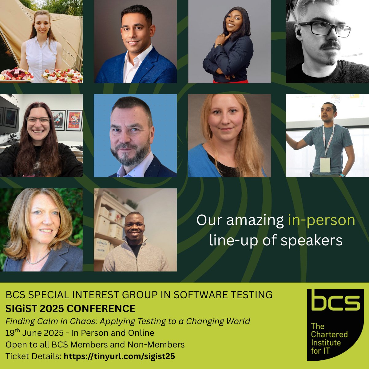 The Annual SIGiST Software Testing Conference is nearly upon us - Thursday 19th June!

Visit tinyurl.com/sigist25 to get tickets now! 

#sigist25