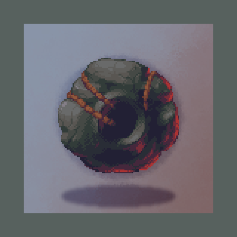 Me dithering while smiling like Ralph Fiennes in The Menu after not drawing anything for fun for months #pixelart #rock