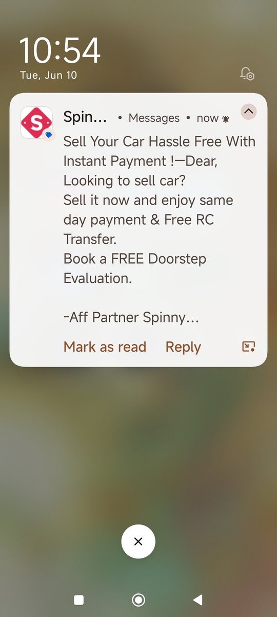 AashishSParmar's tweet image. I have not installed your app and have not finished paying off my vechile loan, nor is my car 15 yrs age bracket to be scrapped...fir kyu notifications 
Kindly take off my number from your list.