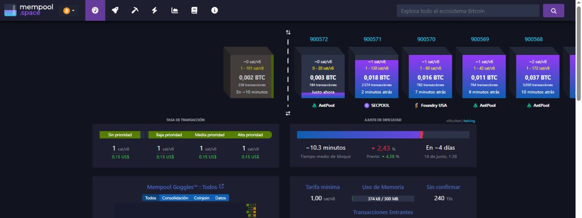 avenfi's tweet image. #mempool #bitcoin #bitcoinblockchain If you want to send bitcoin for only $0.15 US fee now is your moment.

The mempool is only 240 transactions.