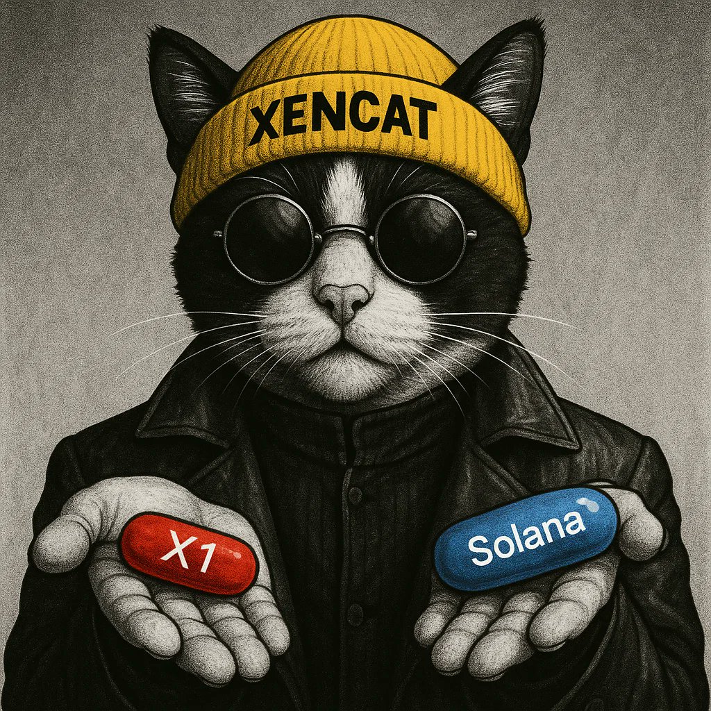 Soon $XENCAT will give you this choice. 
What will it be: #X1, #Solana, or both?