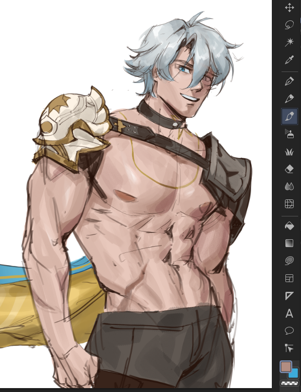 its felt like forever since ive last sketched you 
Mr. Phainon Aedes Elysiae 
#Phainon #hsr