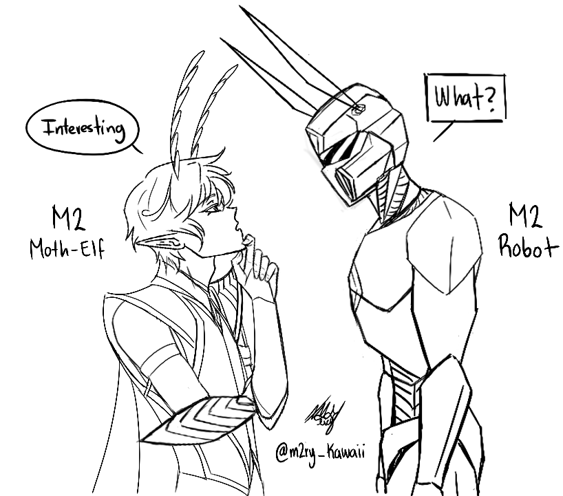 m2ry_alien's tweet photo. I found it funny to think about how M2 #AuMedieval would react to seeing M2 #robot
#oc #au #alternateuniverses https://t.co/uxCc6wLmOs