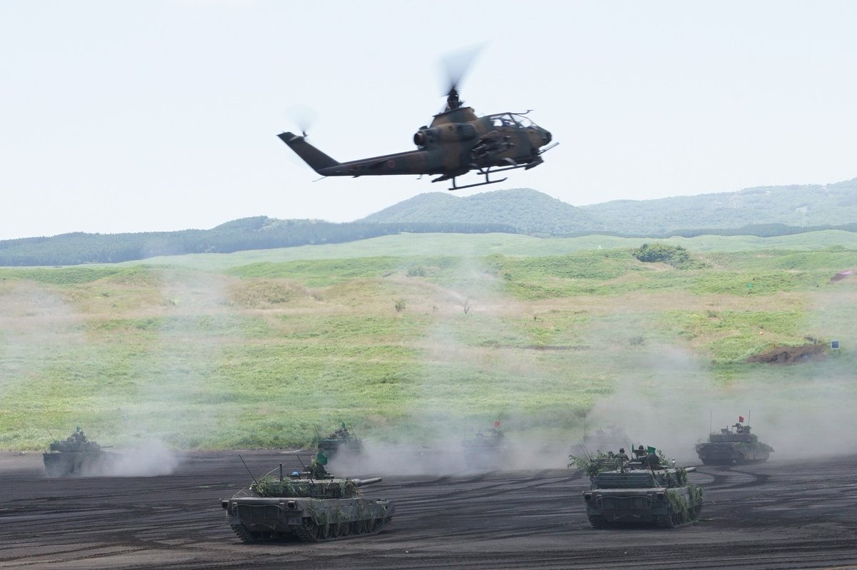 7th_Inf_Kyoto's tweet image. 【自衛官候補生⑬】
東富士演習場で実施された #富士総合火力演習 予行を研修しました。
現代戦における火力戦闘の実相を学ぶ機会となりました。
#福知山 #総火演