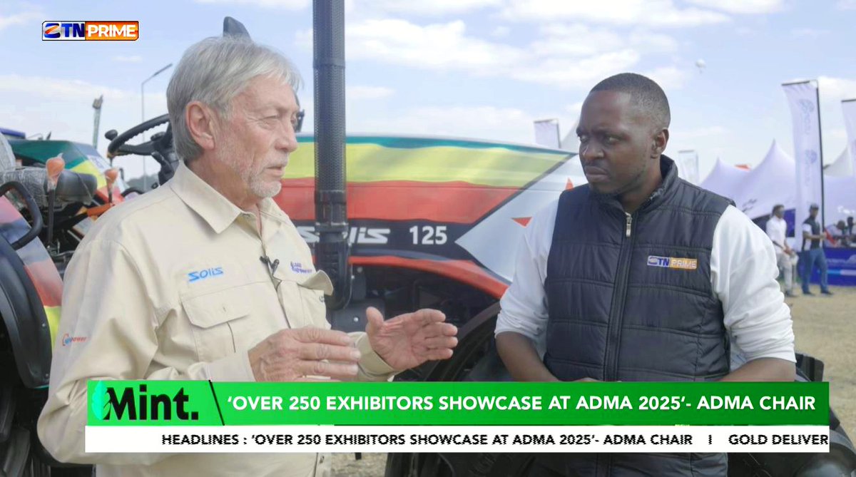 Had a great chat with ADMA Chair Marco Garizio at the 2025 ADMA Agric Show — over 250 local &amp; international exhibitors showcasing cutting-edge agri tech.  Full conversation: lnkd.in/g7cbjNaR🌾🚜 #ADMAShow2025 #Agriculture #ZimAgri <a href="/ZTNPrime/">ZTN</a>