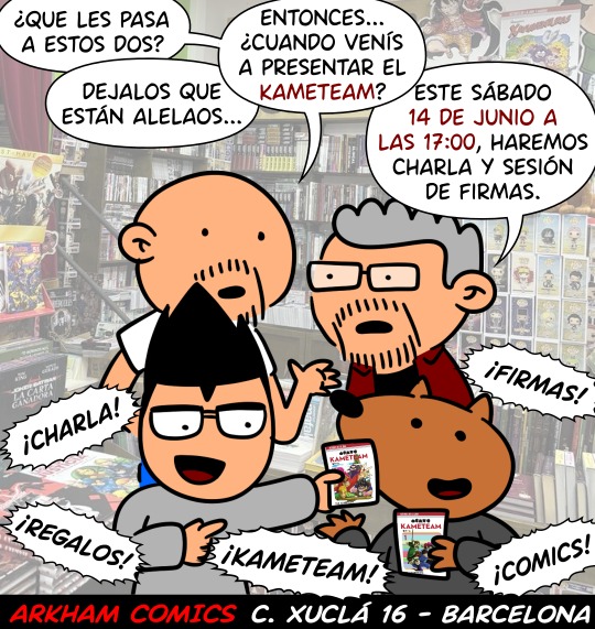 YA LLEGA YA LLEGA!!!!

OS ESPERAMOS A TODO EL MUNDO EL SABADO EN ARKHAM!!!

Presentación OFICIAL de KameTeam Volumen2

(Y el 1 lo volvemos a tener disponible 😆)