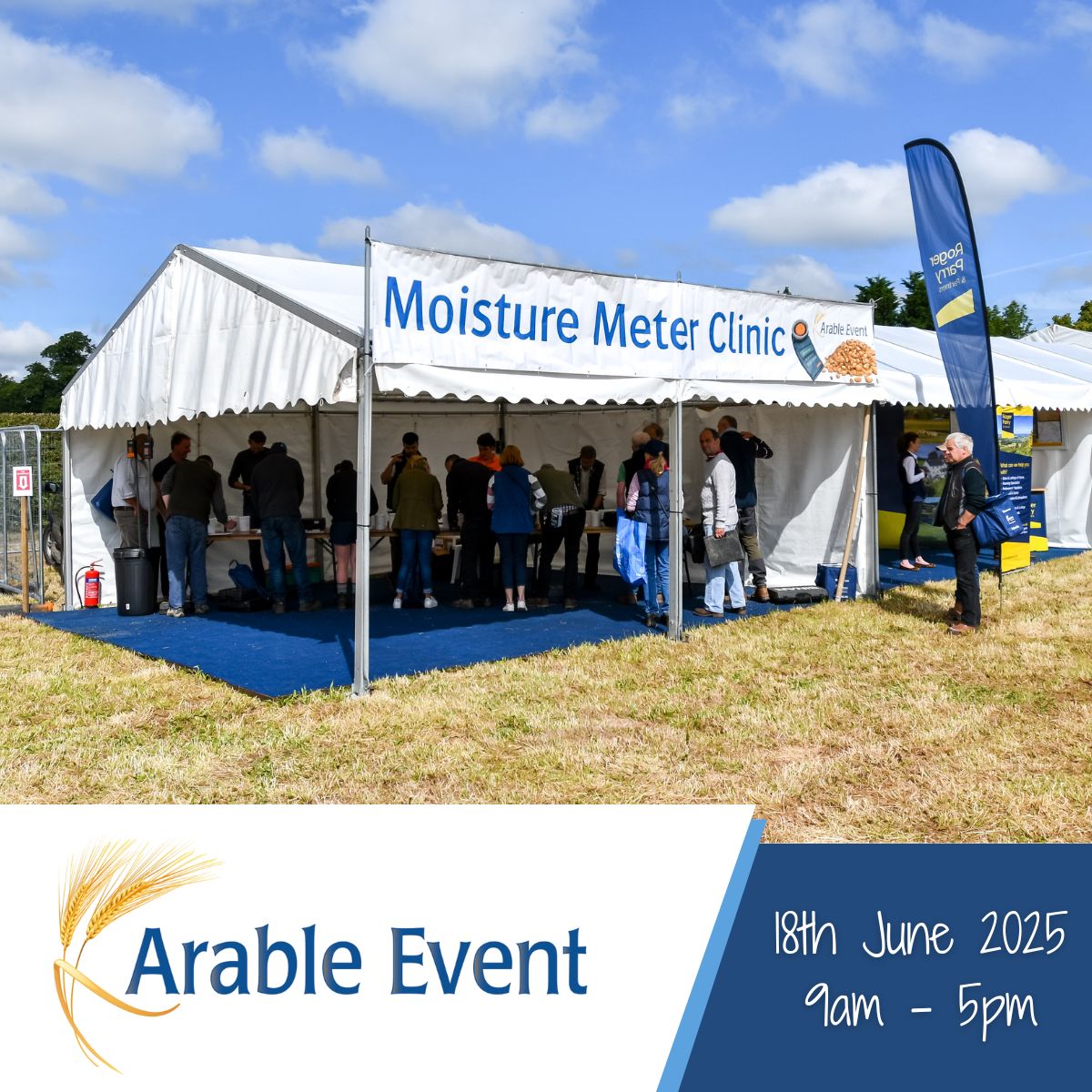 🌾 Free moisture meter clinic at the  #ArableEvent2025

Sinar Technology will be offering FREE moisture meter calibration checks at this year's event - just bring your equipment along on the day and they'll test it for you at no cost.

Take advantage of this free service!