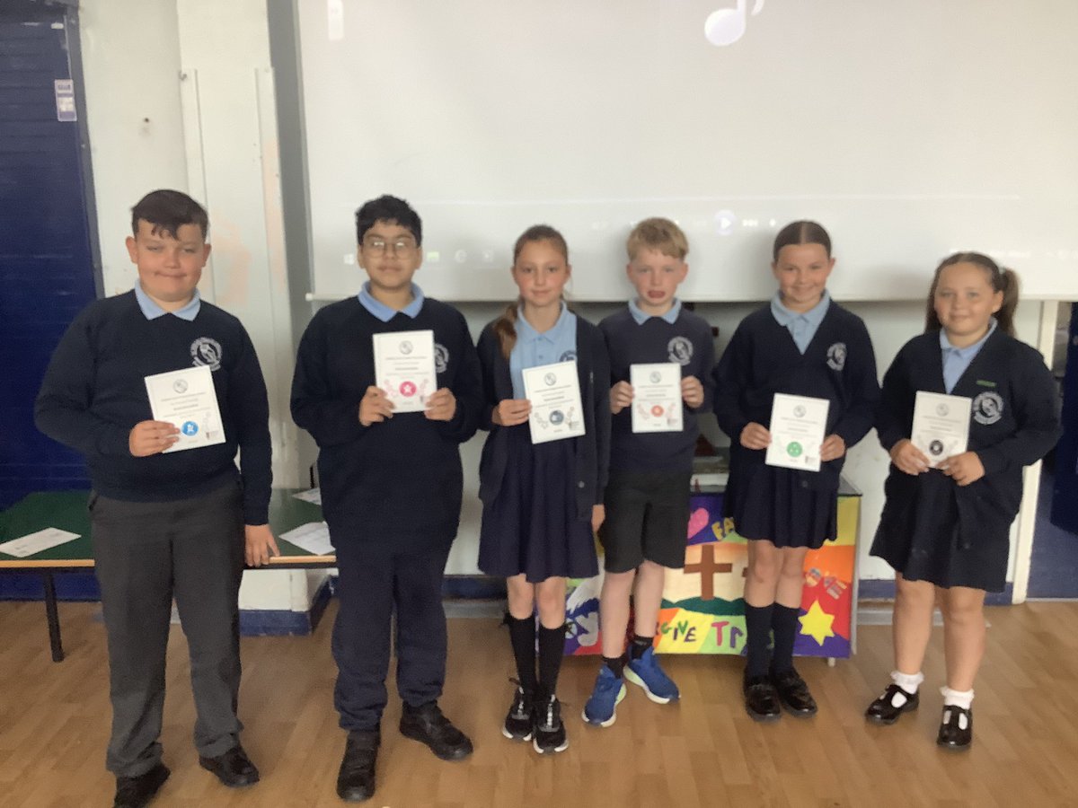 Well done to our Y6 'Overarm Throw Challenge’ intra award winners! #Determination #Honesty #Passion #Respect #SelfBelief #Teamwork