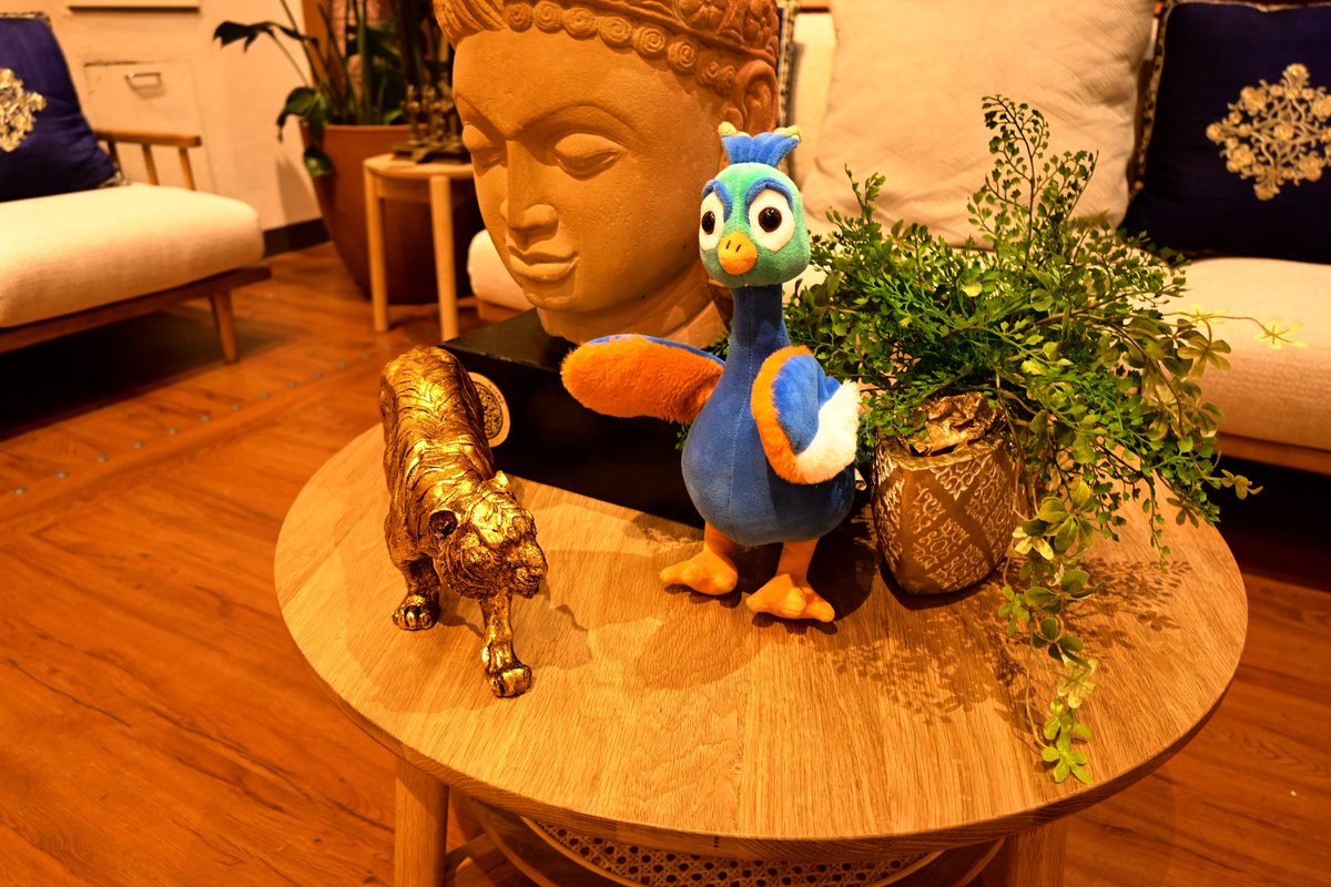 マユール　インド館　ぬいぐるみ やばい、バーラト（インド）パビリオンのオリジナルマスコットがかわい