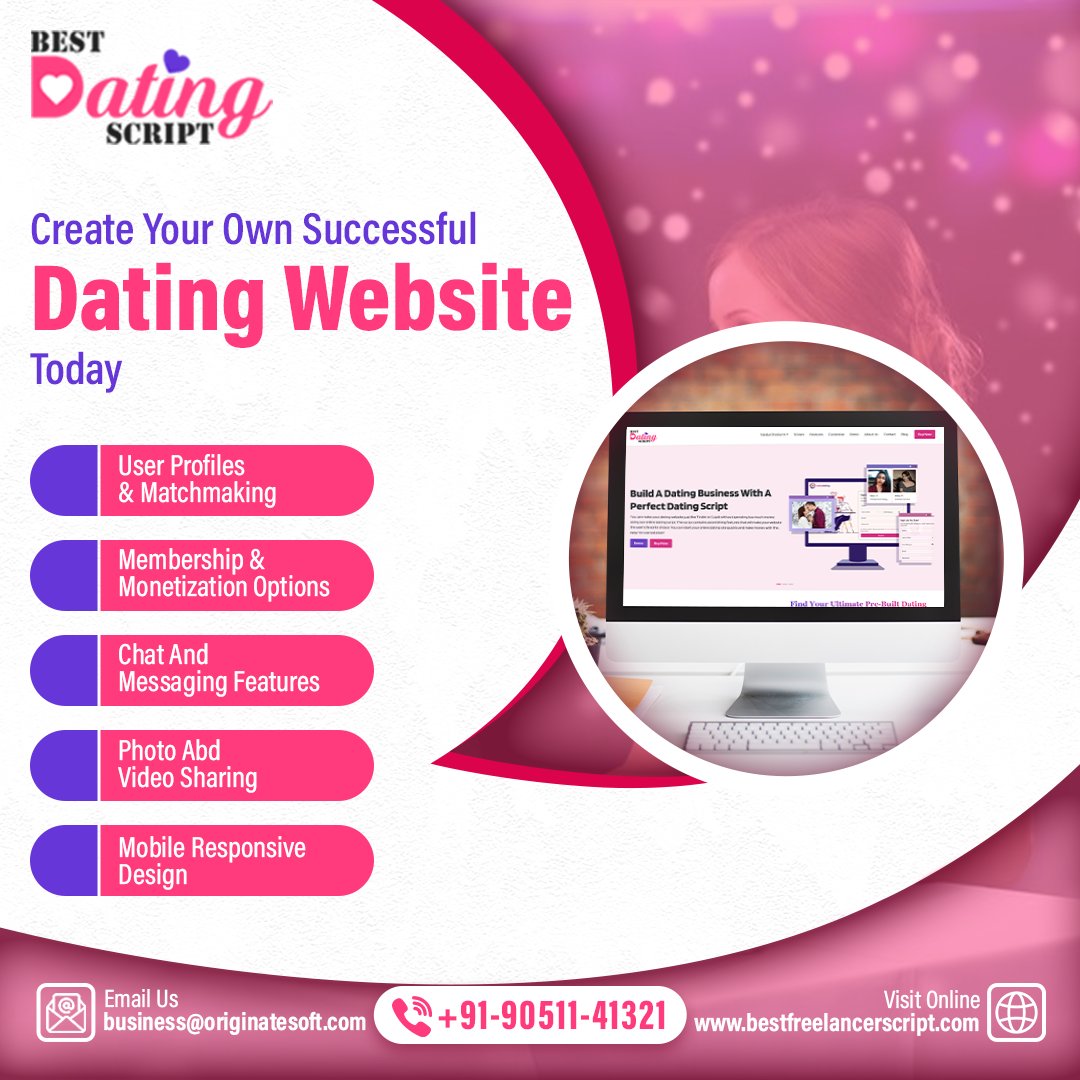 datingscripts's tweet image. 🚀 Launch Your Own Successful Dating Website Today with #BestDatingScript!
From smart matchmaking to revenue-generating features – we’ve got everything you need to build a thriving dating platform. 💖
🌐 Visit: bestfreelancerscript.com
👉 Ready to build your dating empire?