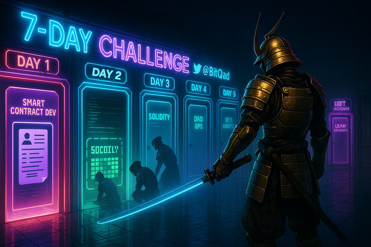 7-Day Crypto Jobs Bootcamp!
Do you to break into crypto but don’t know where to start?

For the next 7 days, I’ll reveal:
⚔️ Top 7 Hottest Jobs in Crypto
⚔️ Secrets to Land Them (even with no experience)
⚔️ Actionable Steps to stand out

I'll cover:
🗡 Smart Contract Devs
🗡