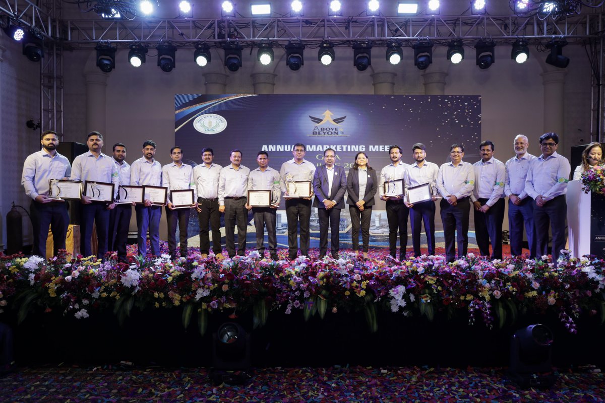 HURL_INDIA's tweet photo. Spotlight on Excellence!
At #HURLAnnualMarketingConference2025, the Marketing Awards celebrated champions who went Above & Beyond — turning strategy into real impact.
Winners in Traded Products, PoS (Urea) & Promotions lit up the stage!
#MarketingChampions #HURLForBharat https://t.co/56buEvnnaw