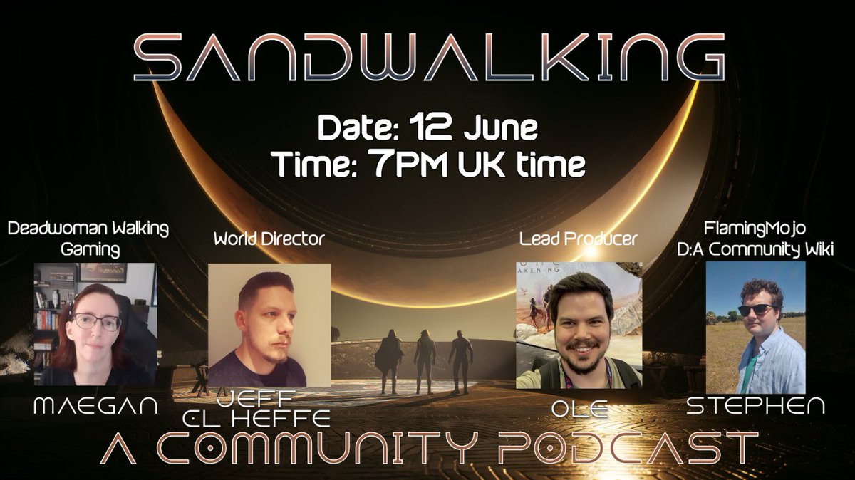 DeadWoman Walking Gaming (@maeganstrong19) on Twitter photo What a lineup this week! We'll be live, Thurs. We'll be chatting about the game launch and all the fun stuff! Join us! See you there!
<a href="/Funcom/">Funcom</a> <a href="/DuneAwakening/">Dune: Awakening</a> <a href="/FlamingMojo/">FlamingMojo</a>
twitch.tv/deadwomanwalki… What a lineup this week! We'll be live, Thurs. We'll be chatting about the game launch and all the fun stuff! Join us! See you there!
<a href="/Funcom/">Funcom</a> <a href="/DuneAwakening/">Dune: Awakening</a> <a href="/FlamingMojo/">FlamingMojo</a>
twitch.tv/deadwomanwalki…