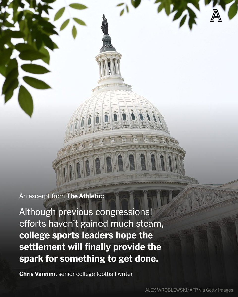 The Athletic (@theathletic) on Twitter photo A discussion draft of a bill obtained by The Athletic outlines an upcoming proposal that would codify most of the federal support the NCAA has lobbied for in recent years.
<a href="/ChrisVannini/">Chris Vannini</a> on Congressā most direct plan yet to empower the NCAA ⤵ļø
nytimes.com/athletic/64150⦠A discussion draft of a bill obtained by The Athletic outlines an upcoming proposal that would codify most of the federal support the NCAA has lobbied for in recent years.
<a href="/ChrisVannini/">Chris Vannini</a> on Congressā most direct plan yet to empower the NCAA ⤵ļø
nytimes.com/athletic/64150ā¦